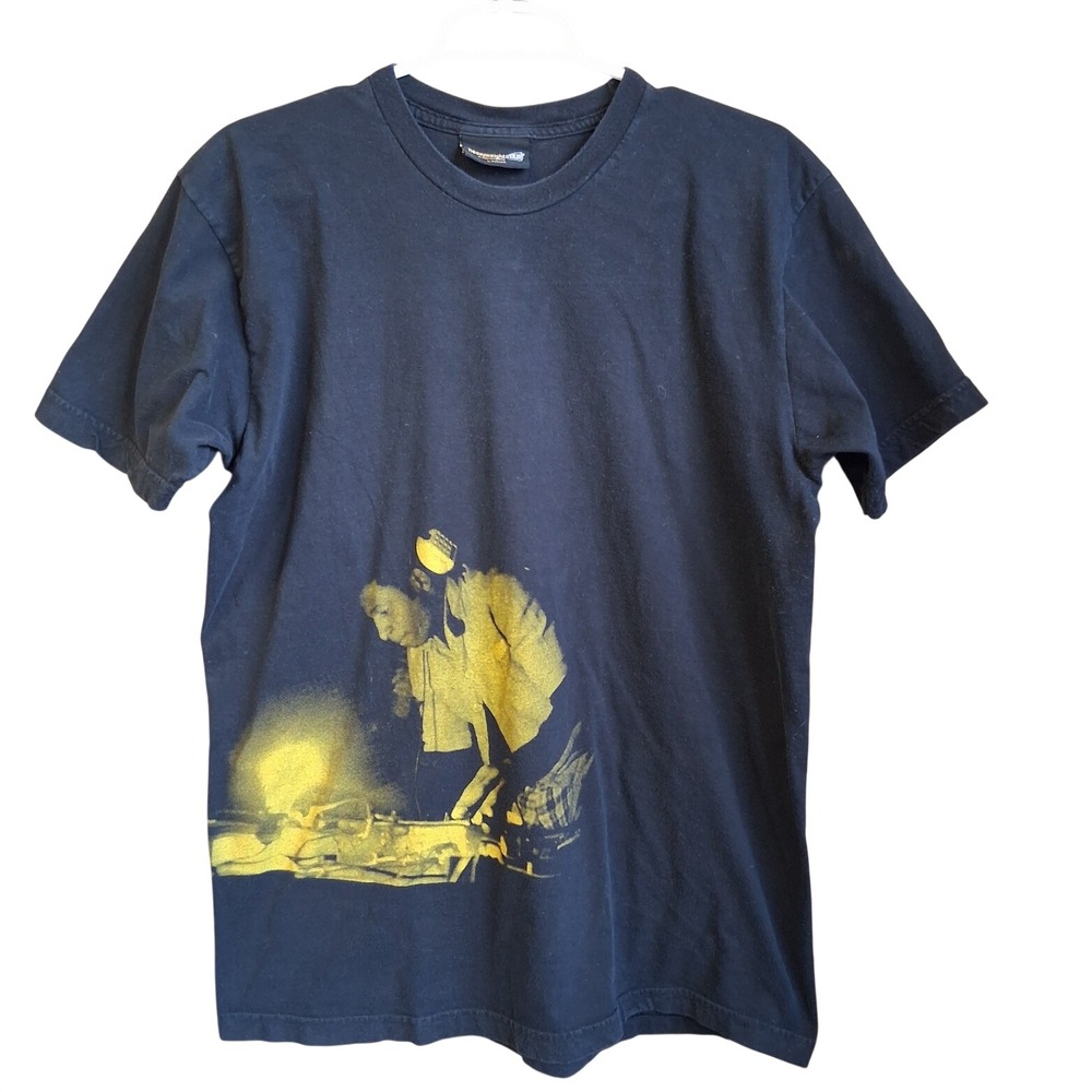 Heavyweight Production HousexCharlie Ahearn DJ SS Black Tee Streetwear Cotton